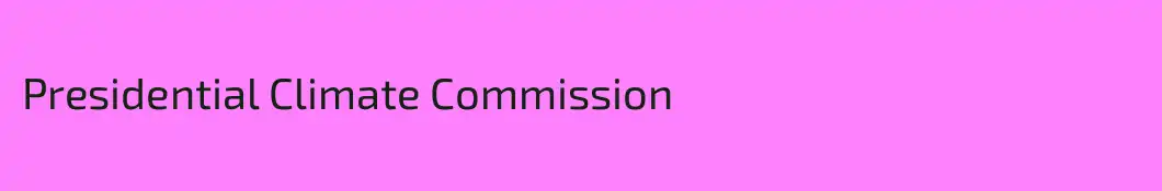 Presidential Climate Commission